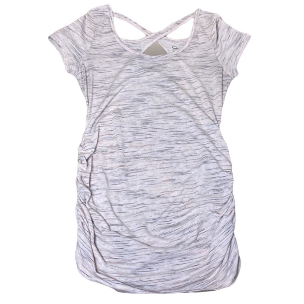Jessica Simpson maternity pink marbled top